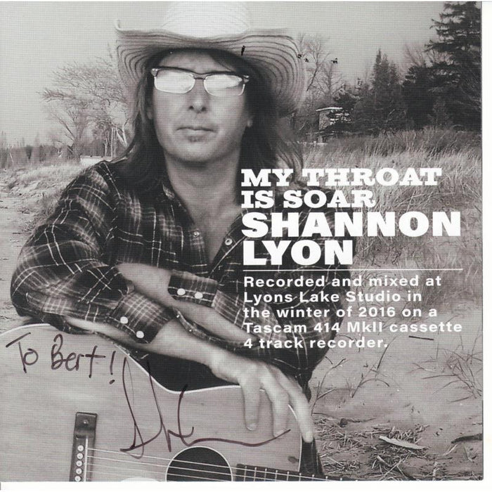 Shannon Lyon: My Throat Is Soar